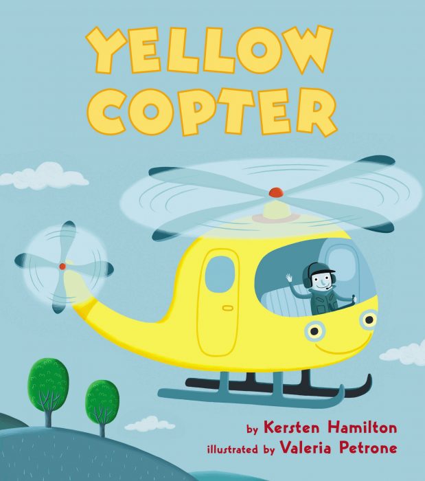 Book Cover for Yellow Copter by Kersten Hamilton and Valeria Petrone, a favorite picture book of 2025